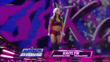 WWE SmackDown! 031112 AJ Lee vs. Kaitlyn (AJ GOES CRAZY !)