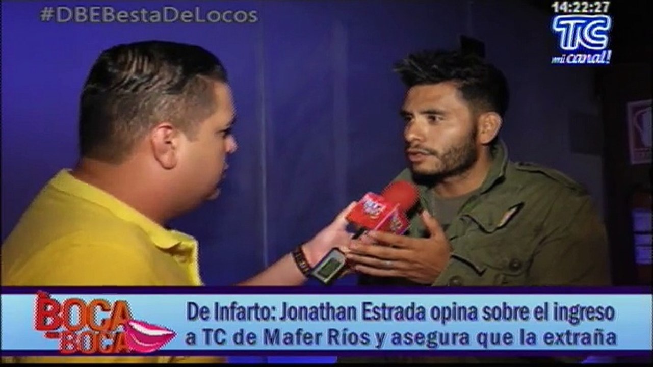 Jonathan Estrada opina sobre el ingreso a TC de Mafer Ríos y asegura que la extraña