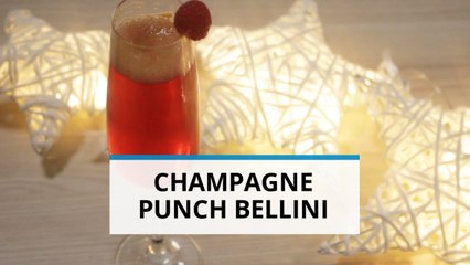 Easy New Year's cocktails: Champagne Punch Bellini