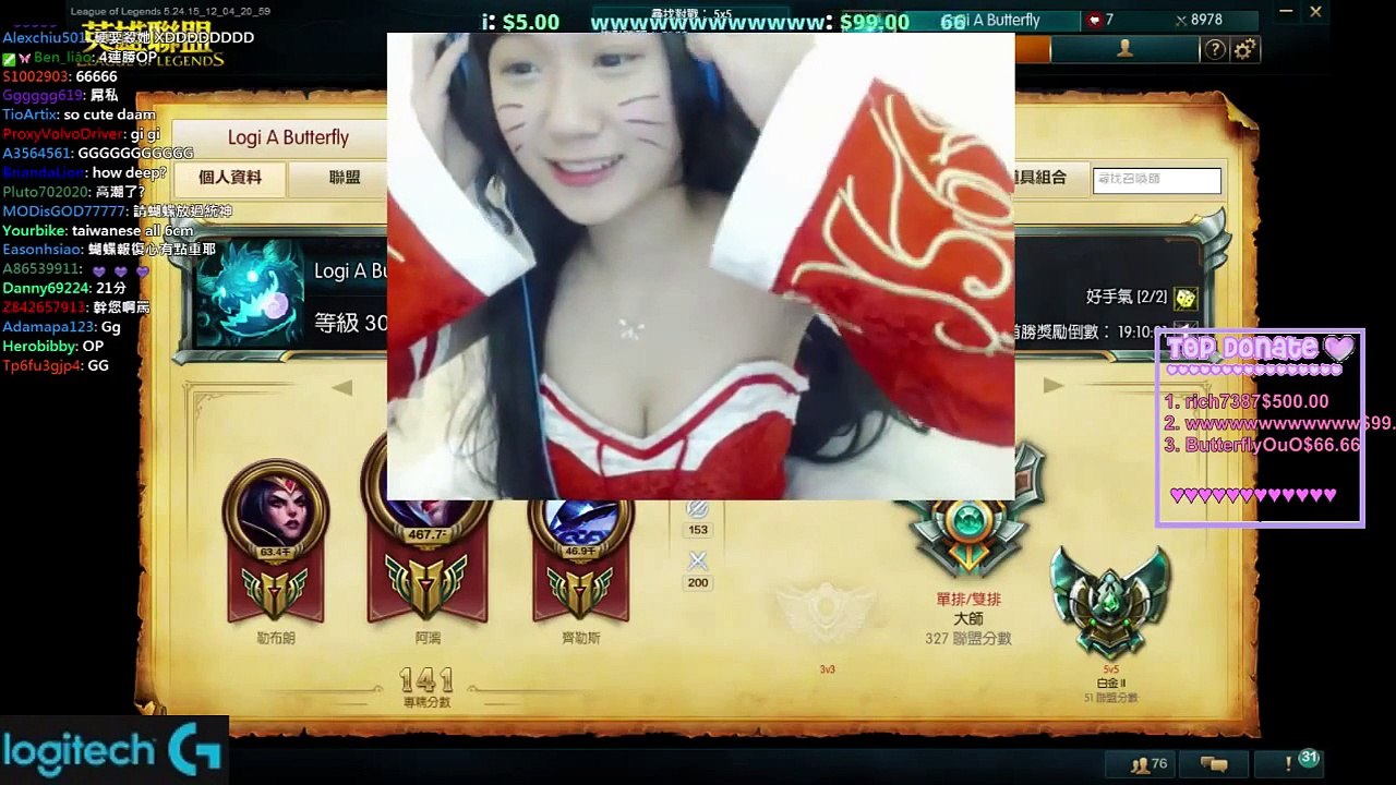 2016/1/8 蝴蝶兒 再次cosplay阿璃 (果然是main阿璃的)