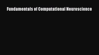 [PDF Download] Fundamentals of Computational Neuroscience [Download] Online