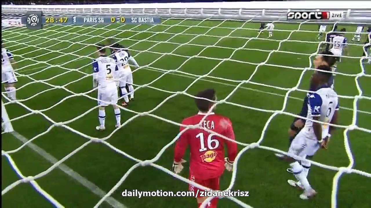 [HD] Thiago Silva 1:0 | Paris Saint Germain v. Bastia 08.01.2016 HD