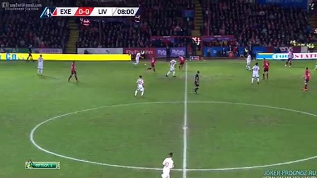 Tom Nichols Goal Exeter 1-0 Liverpool 8.1.2016