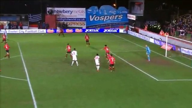 Goal Jerome Sinclair 1:1 - Exeter vs Liverpool FA Cup