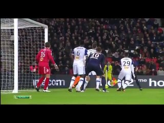 1-0 Thiago Silva Goal France  Ligue 1 - 08.01.2016, Paris St. Germain 1-0 SC Bastia