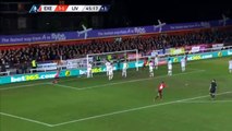 Lee Holmes Corner Goal ~ Exeter 2-1 Liverpool ~