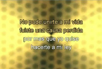 PALABRA DE REY - VICENTE FERNANDEZ - KARAOKE - PISTA Y LETRA