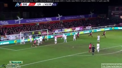 GOOOAL Lee Holmes Amazing  Goal _ Exeter 2-1 Liverpool - FA Cup 08-01-2016