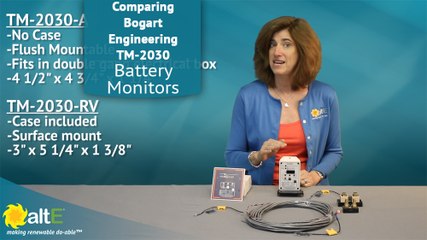 Comparing Bogart Engineering TM-2030 battery monitors