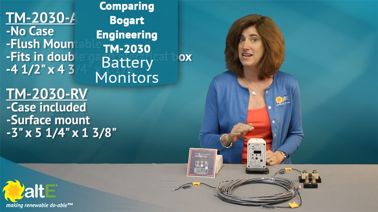 Comparing Bogart Engineering TM-2030 battery monitors