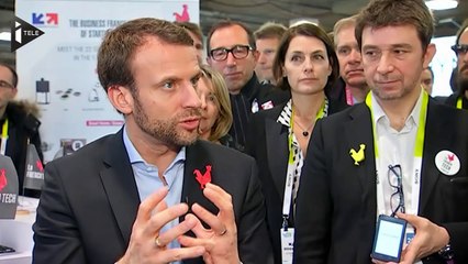 E. Macron au CES de Las Vegas : "Créer sa propre entreprise est plus simple que trouver un patron"