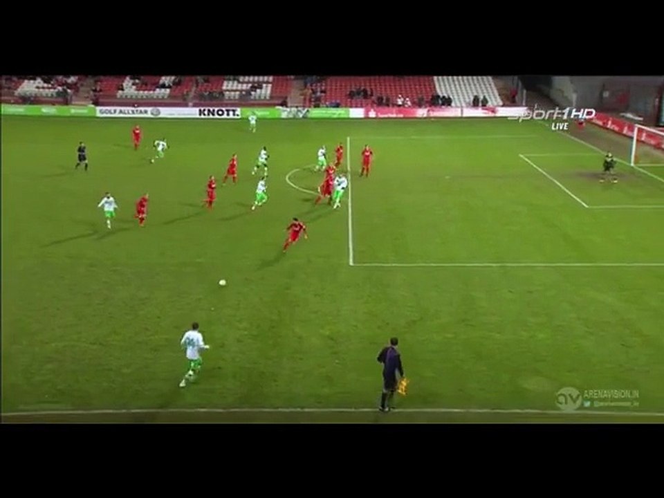 0-1 Julian Draxler Goal International Club Friendly - 08.01.2016, Energie Cottbus 0-1 VfL Wolfsburg