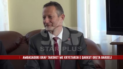 AMBASADORI GRAF TAKOHET ME KRYETAREN E QARKUT GRETA BARDELI