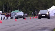 Mercedes CL63 AMG vs Porsche Cayenne Turbo