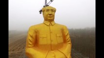 Giant statue of Mao Tse-tung under construction 2016