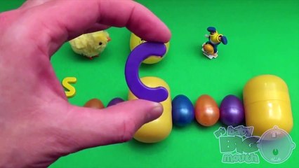 TOYS - Big Hero 6 Surprise Egg Learn A Word! Spelling Back to School Words! Lesson 19