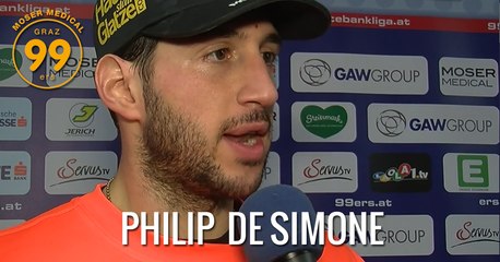 "We know we can't take the foot off the gas" - Philip DeSimone/ Graz 99ers