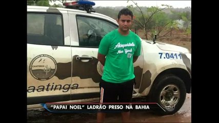 Papai Noel que roubou helicóptero é preso na Bahia