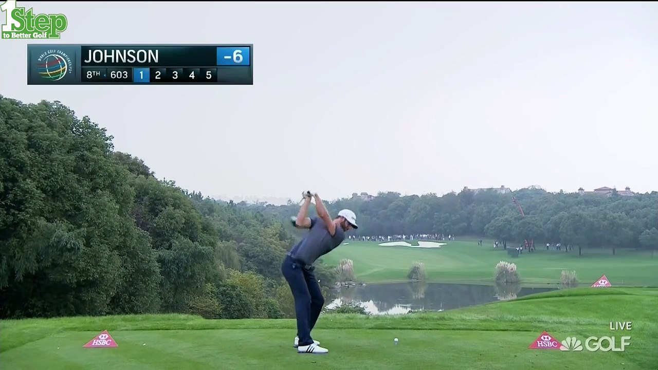 Dustin Johnson Hits 600 Yard Par 5 in Two Shots 2015 WGC HSBC