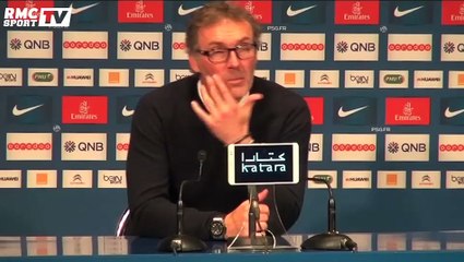 Laurent Blanc évoque la faute de Marco Verratti