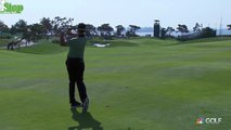 Adam Scott Golf Swing Down The Line Analysed By Claude