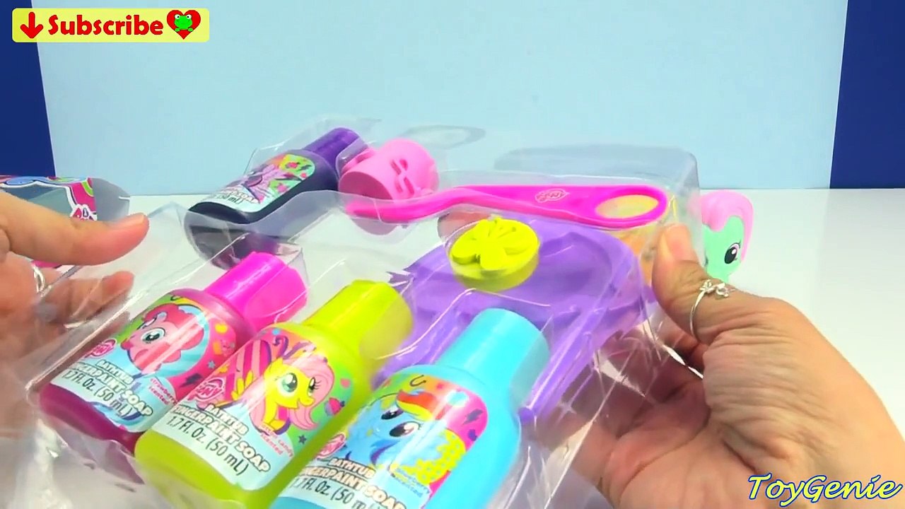 My Little Pony Bathtub Finger Paints Bath Time Fun