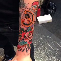 Ross Nagle Traditional Dagger & Rose