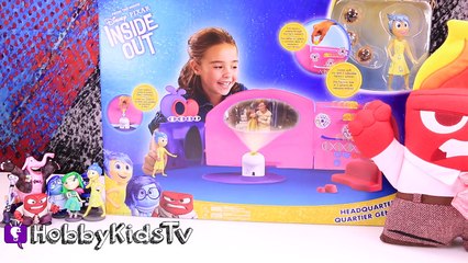 INSIDE OUT Headquarters + Minion KINDER Chocolate Surprise Egg by HobbyKidsTV