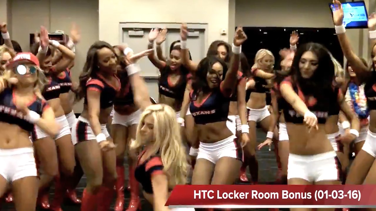 Texans Cheerleaders’ Sexy Locker Room Celebration