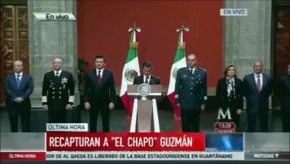 Conferencia de Prensa Enrique Peña Nieto sobre la recaptura de #ElChapo