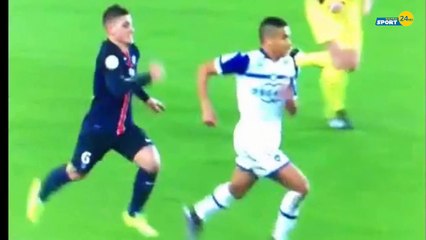 Marco Verratti funny - Paris Saint Germain 2-0 Bastia 08-01-2016
