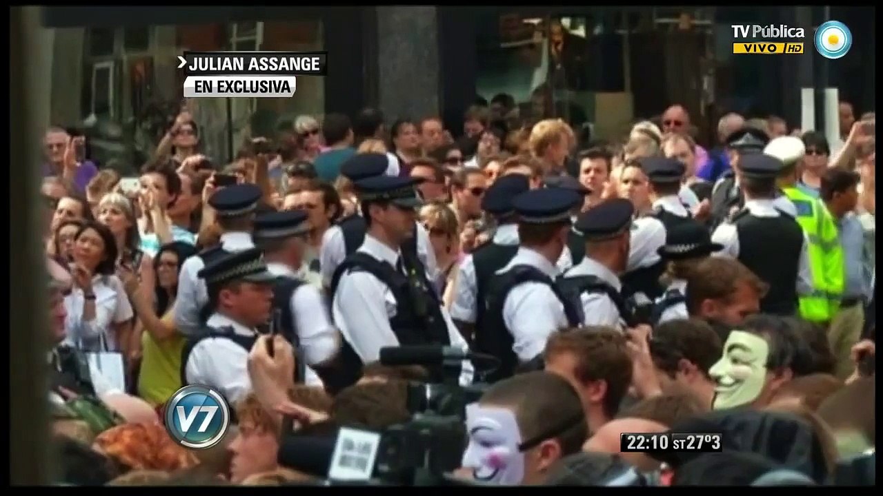 Julian Assange. Entrevista Visión 7. Parte 5 de 5