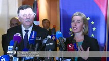 EU's Mogherini pushes Libya peace after deadly blasts