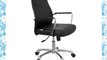 HJH Office Chair Executive Chair Tewa 720006 Hard Case for Black Faux Leather