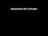 Display Board 180 x 200 white
