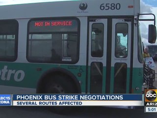 Phoenix bus strike negotiations continue