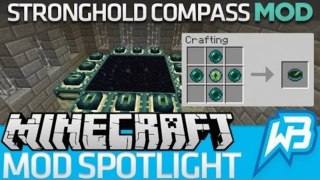 Minecraft: Stronghold Compass Mod!! [Easily find the End in Minecraft!!]