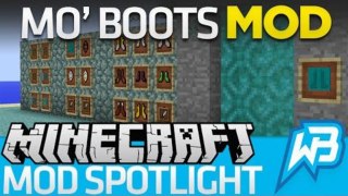 WHAT ARE THESE MADE OF?? (Minecraft: Mo Boots Mod!)