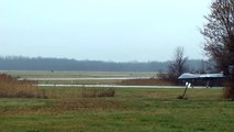 MQ 9 Reaper Landing and Taxiing in New York State Air National Guard