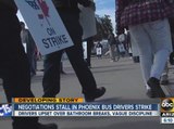 Negotiations stalled in Phoenix bus drivers strike