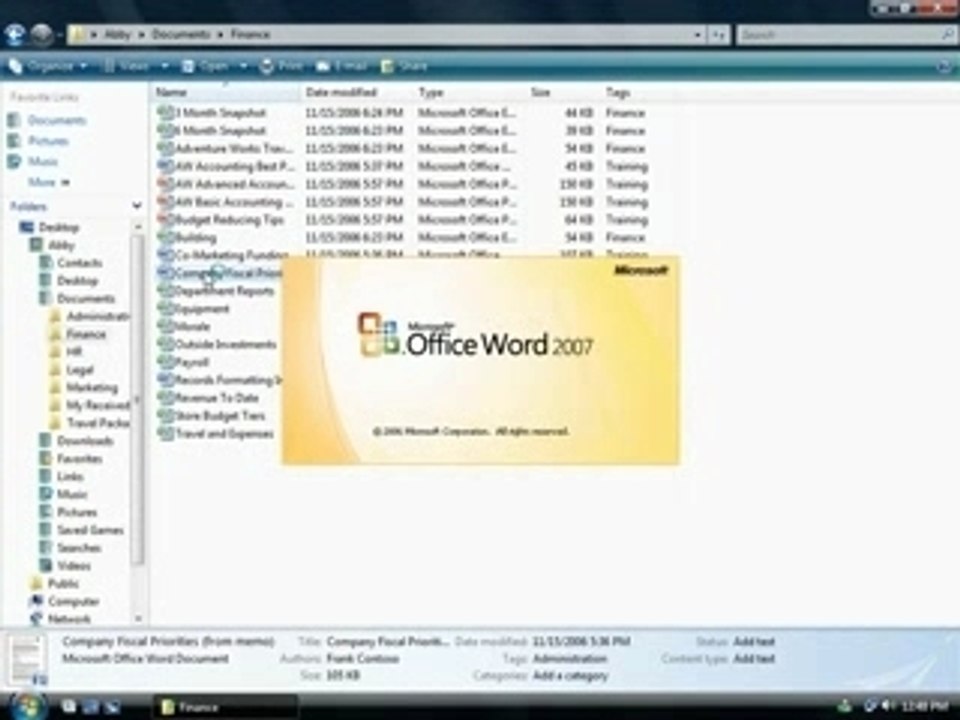 Windows Vista - Restore Your Old Files