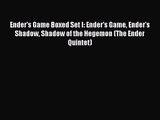 Ender's Game Boxed Set I: Ender's Game Ender's Shadow Shadow of the Hegemon (The Ender Quintet)