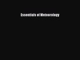 PDF Download Essentials of Meteorology Read Online