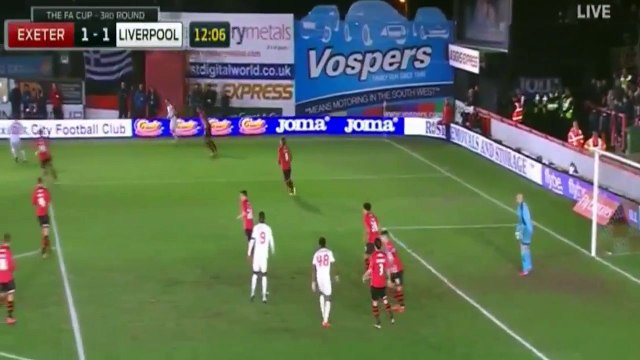 Exeter City vs Liverpool 2-2 All Goals & Highlights FA Cup 8 January 2016