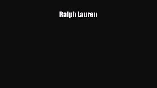 PDF Download Ralph Lauren PDF Full Ebook