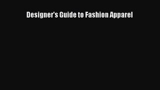 PDF Download Designer's Guide to Fashion Apparel Download Full Ebook