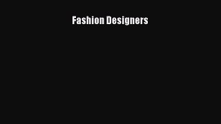 Fashion Designers [PDF Download] Fashion Designers# [Download] Online