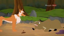 Wolf And The Donkey - Aesops Fables In Hindi - Animated/Cartoon Tales For Kids
