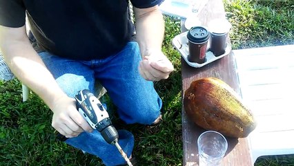 How To Make Coconut Water - From Fresh Coconuts!