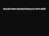 Wasabi Power Extended Battery for GoPro HERO [PDF Download] Wasabi Power Extended Battery for